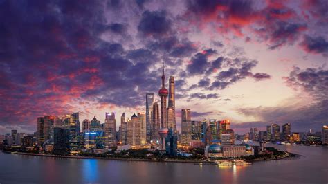 1920x1080 Resolution Shanghai City China 1080P Laptop Full HD Wallpaper ...