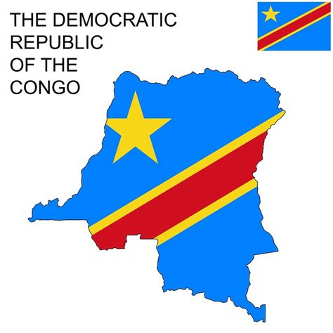 The Democratic Republic of Congo Flag Map and Meaning | Mappr