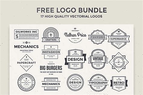 17 Vector Logo Templates (AI)