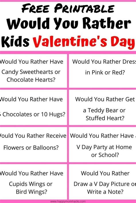 Valentines Day Would You Rather Questions 2023 – Get Latest Valentines ...