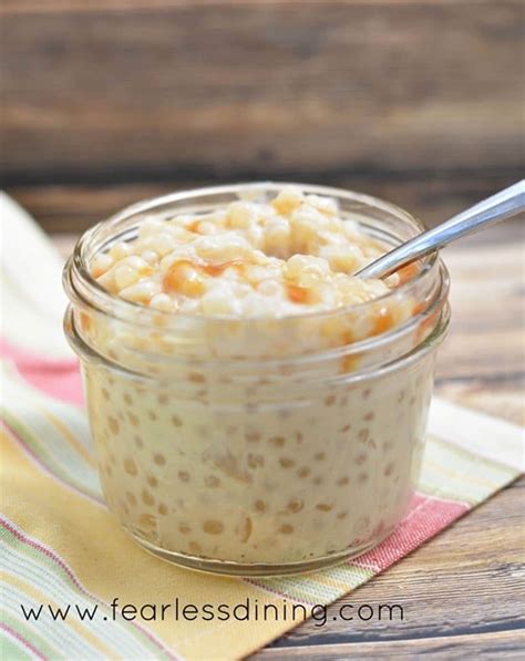 Easy Tapioca Pudding Recipe with Caramel | Fearless Dining