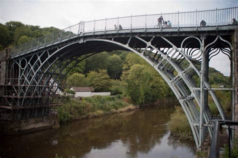 The famous Iron Bridge - at the home of the Industrial Revolution | The ...