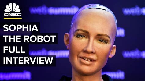 Interview With The Lifelike Hot Robot Named Sophia (Full) | CNBC - YouTube