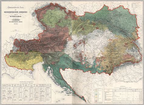 An Ethnographic Map of the Austrian Empire (1855) - Vivid Maps