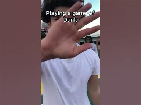 Playing a game of dunk!! - YouTube