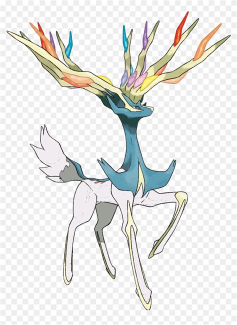 Xerneas Active Shiny - Pokemon Xerneas Shiny, HD Png Download ...