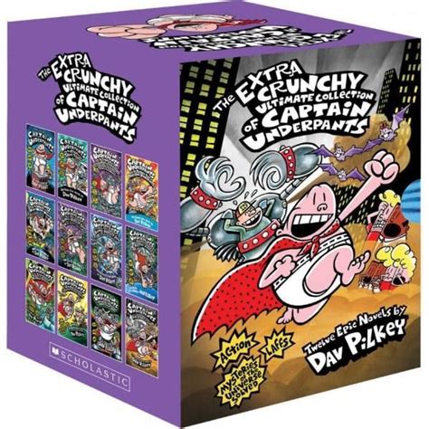 Captain Underpants (Books 1-12) Slipcase | Dav Pilkey Book | In-Stock ...