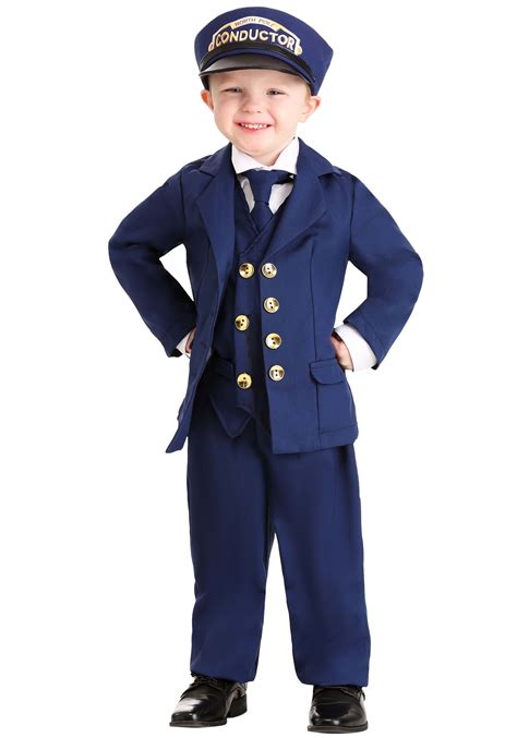 North Pole Train Conductor Costume For Toddlers | ubicaciondepersonas ...