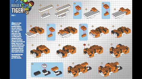 How To Build LEGO Tiger -Instructions - YouTube