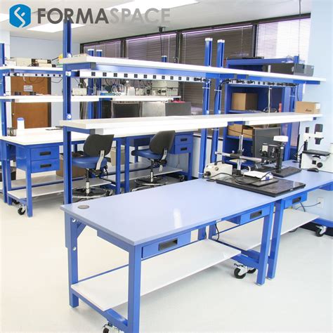 Plexon Mobile Research Stations | FORMASPACE | The front workbenches ...