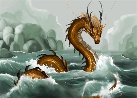 Sea Serpent Digital Art by Rebecca Driscoll