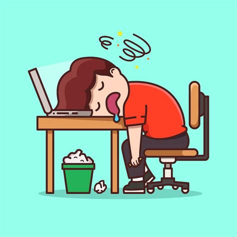 Exhausted Cartoon Images - Free Download on Freepik