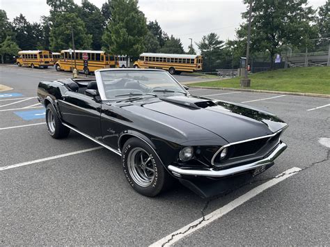 Sold - Triple-Black 1969 Ford Mustang Convertible with a 351 V8 ...