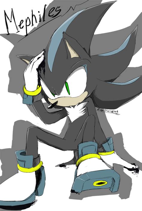 Mephiles | Sonic and shadow, Sonic the hedgehog, Sonic art