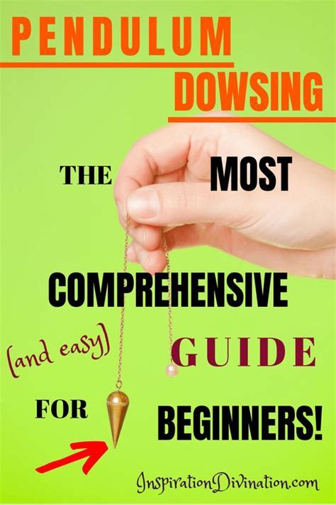 Pendulum dowsing for beginners – Artofit