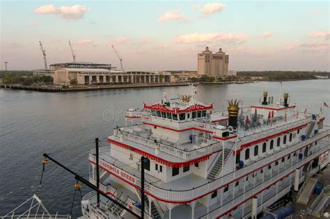 Aerial Shot of the Savannah Convention Center and the Westin Hotel ...