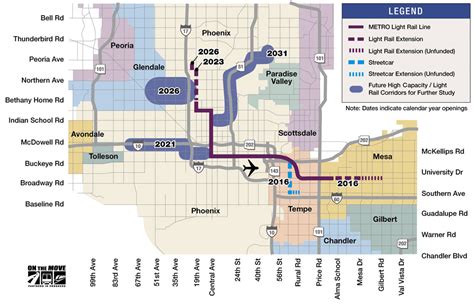 Phx Light Rail Map | Americanwarmoms.org