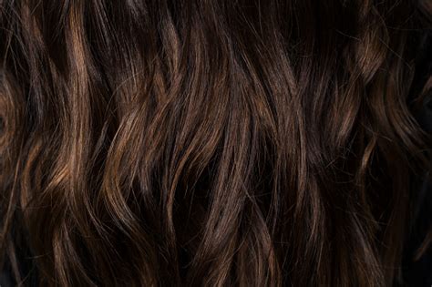 Dark Brown Hair Texture Wallpaper Stock Photo - Download Image Now ...