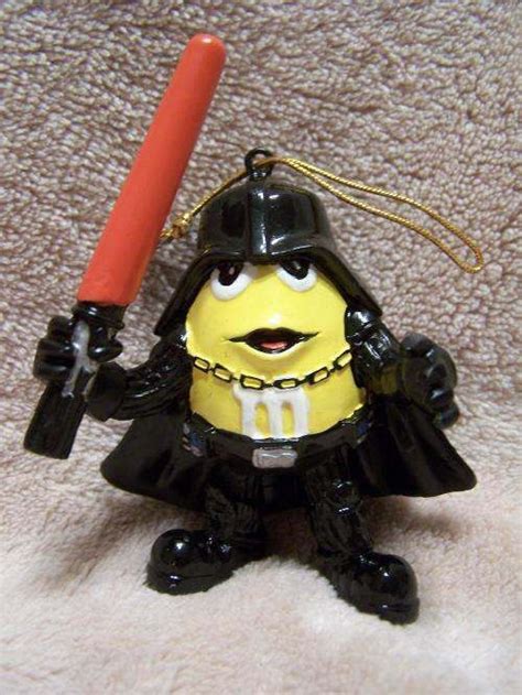 Star Wars M&M's Mpire YELLOW Darth Vader Christmas Ornament Kurt Adler ...