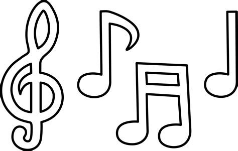 Effortfulg: Music Notes Coloring Pages