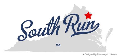 Map of South Run, VA, Virginia