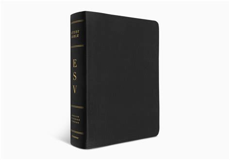 ESV Study Bible (Genuine Leather, Black, Indexed), English Standard ...