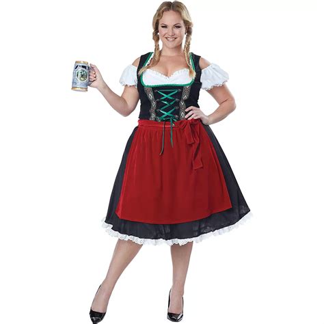 Adult Oktoberfest Beer Wench Costume Plus Size | Party City