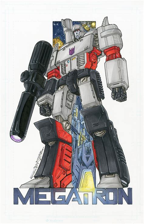 Comics Forever, Megatron // artwork by Alex Milne (2011) The...