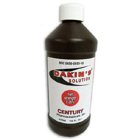 Dakin's Solution-Half Strength Sodium Hypochlorite 0.25 %, Wound ...