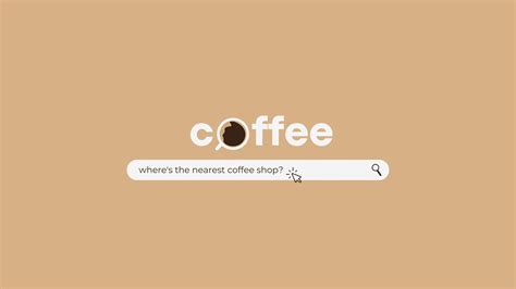 Coffee Desktop Background, Aesthetic Computer Background, Computer ...