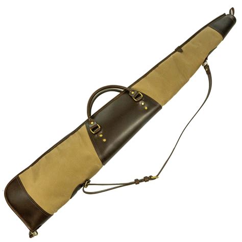 Olive Canvas & Leather Shotgun Case – Gokey USA