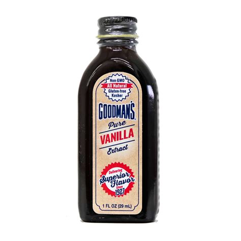 Pure Vanilla Extract 1 ounce | Goodmans Flavorings