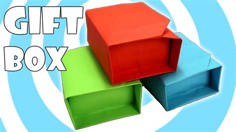 NEW ORIGAMI BOX WITH LID HOW TO - Origami