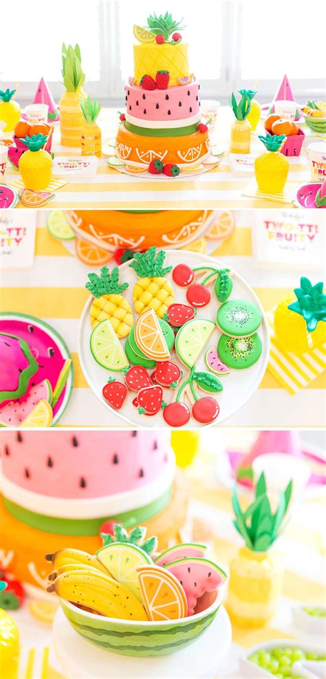 Two-tti Fruity Birthday Party: Blakely Turns 2! | Pizzazzerie