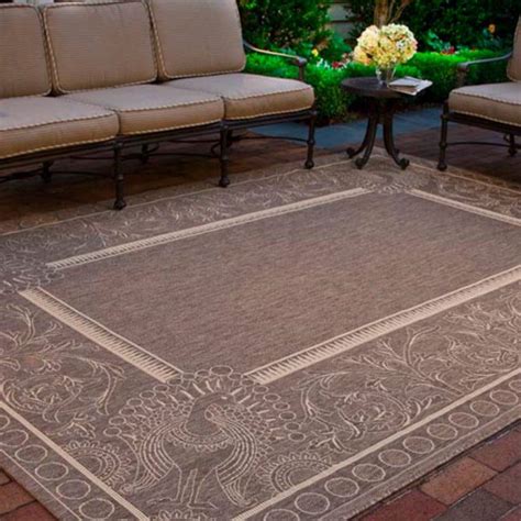 SAFAVIEH Outdoor CY2965-3009 Courtyard Brown / Natural Rug - Walmart.com