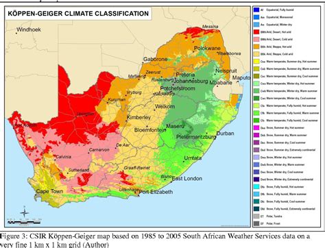 Climate Map Of South Africa