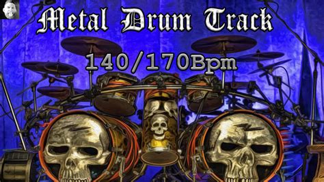 Metal Drum Track 140/170Bpm HQ - *FREE DOWNLOAD!* - YouTube