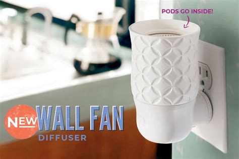 NEW Scentsy Wall Fan Scent Diffuser - Scentsy Pods Wall Fan | Wall fan ...