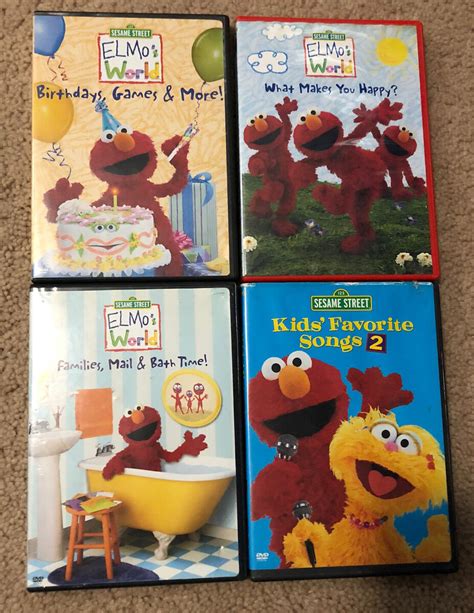 Elmo Dvd Lot 18