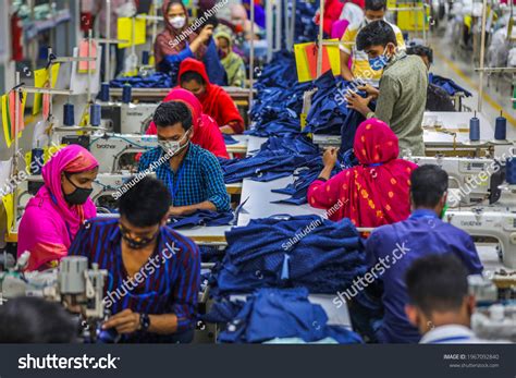 Readymade Garments Workers Work Factory During Stock Photo 1967092840 ...