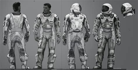 Wonderful INTERSTELLAR Spacesuit Concept Art by Romek Delimata « Film ...