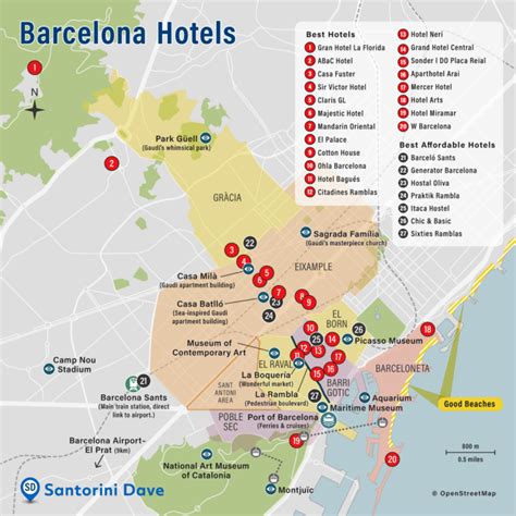 BARCELONA HOTEL MAP - Best Areas, Neighborhoods, & Places to Stay