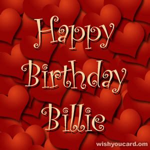 Happy Birthday Billie Free e-Cards