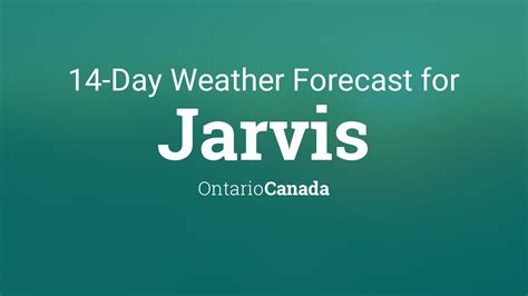 Jarvis, Ontario, Canada 14 day weather forecast