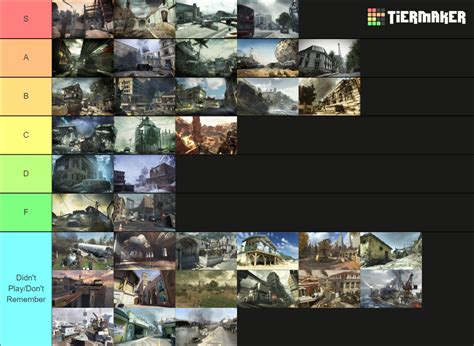 MW3 Maps List