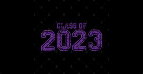 Varsity Purple Class of 2023 - Class Of 2023 - Sticker | TeePublic