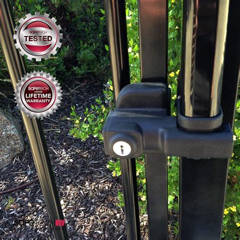 POOL & CHILD SAFETY FENCE GATE LATCH: The Safetech Hardware magnetic ...