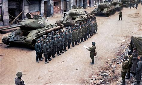 A soviet armored division receiving operational orders prior to the ...