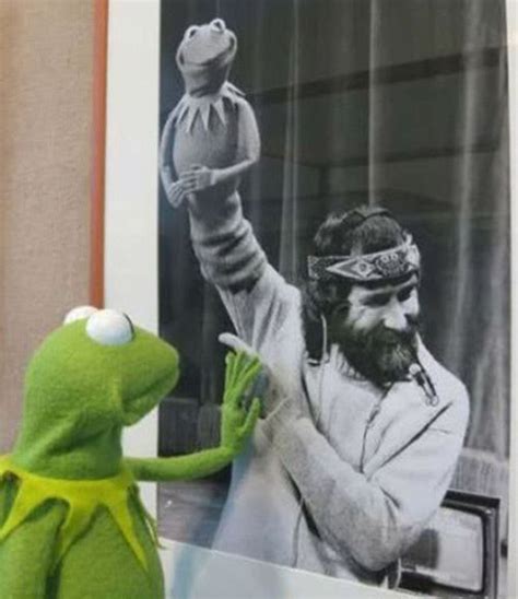 Kermit Mourning the Loss of Jim Henson [Pic]