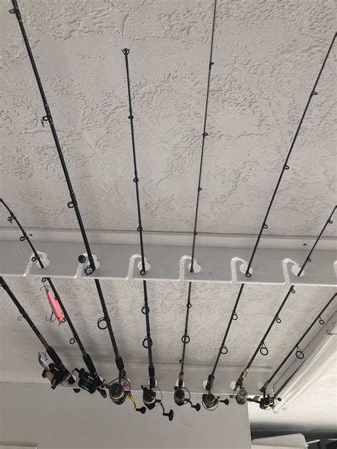 Ceiling Mounted Fishing Rod Holder Plans | Shelly Lighting